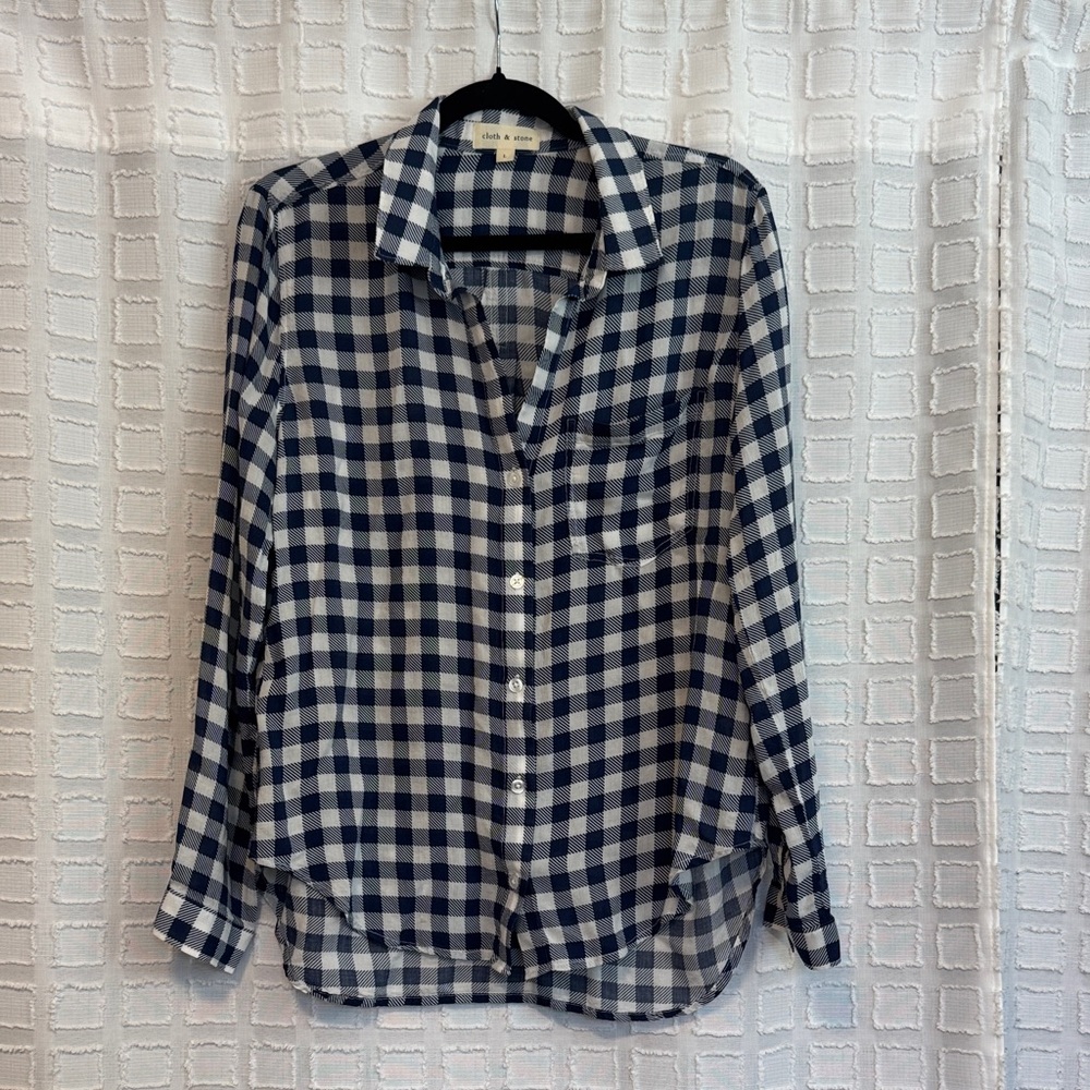 Cloth & Stone  Plaid Shirt